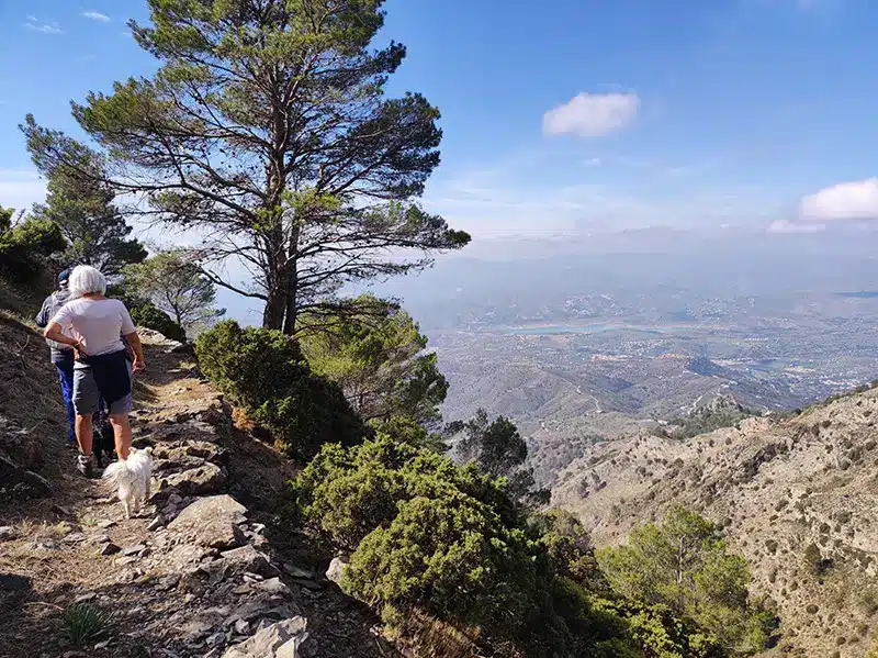 Uitzicht wandelretraite Andalusië