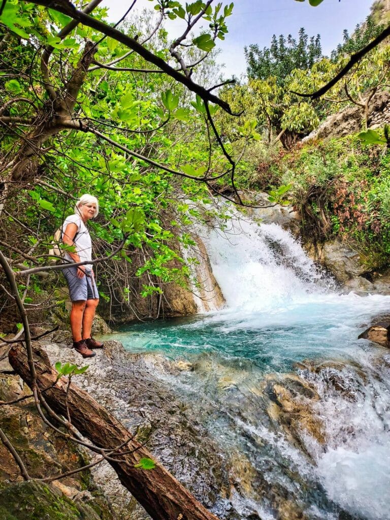 Waterval tijdens onze wandelretraite
